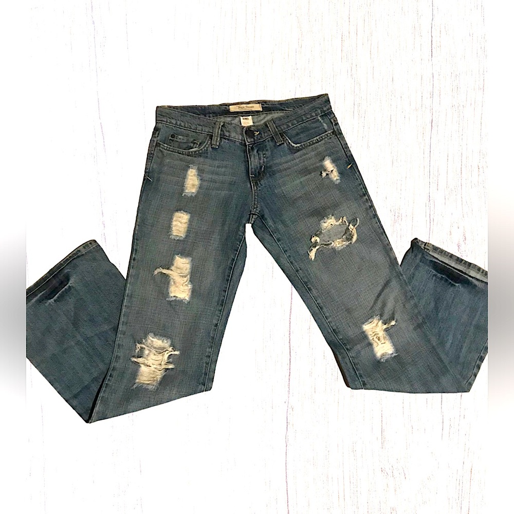Truck distressed jeans